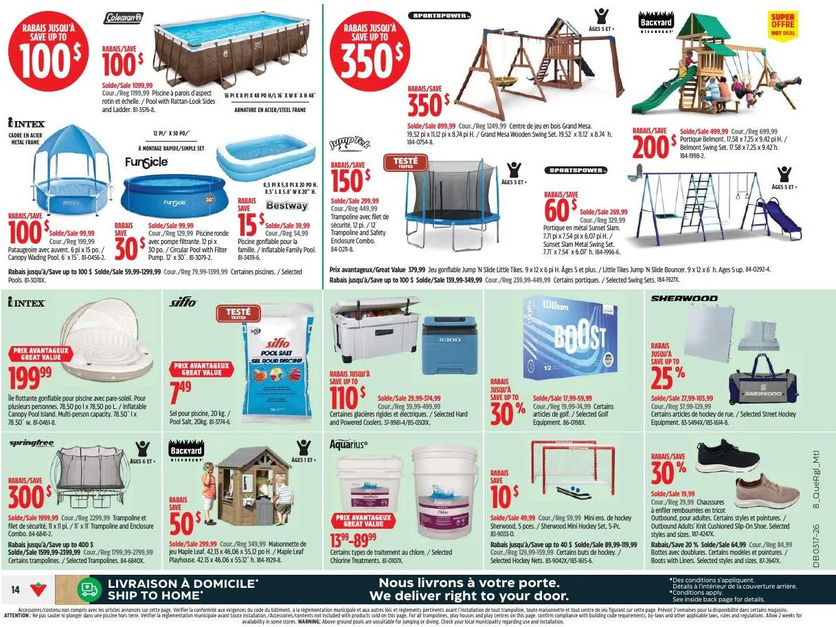 Page 14 de la Circulaire Canadian Tire du 23 au 30 avril 2026