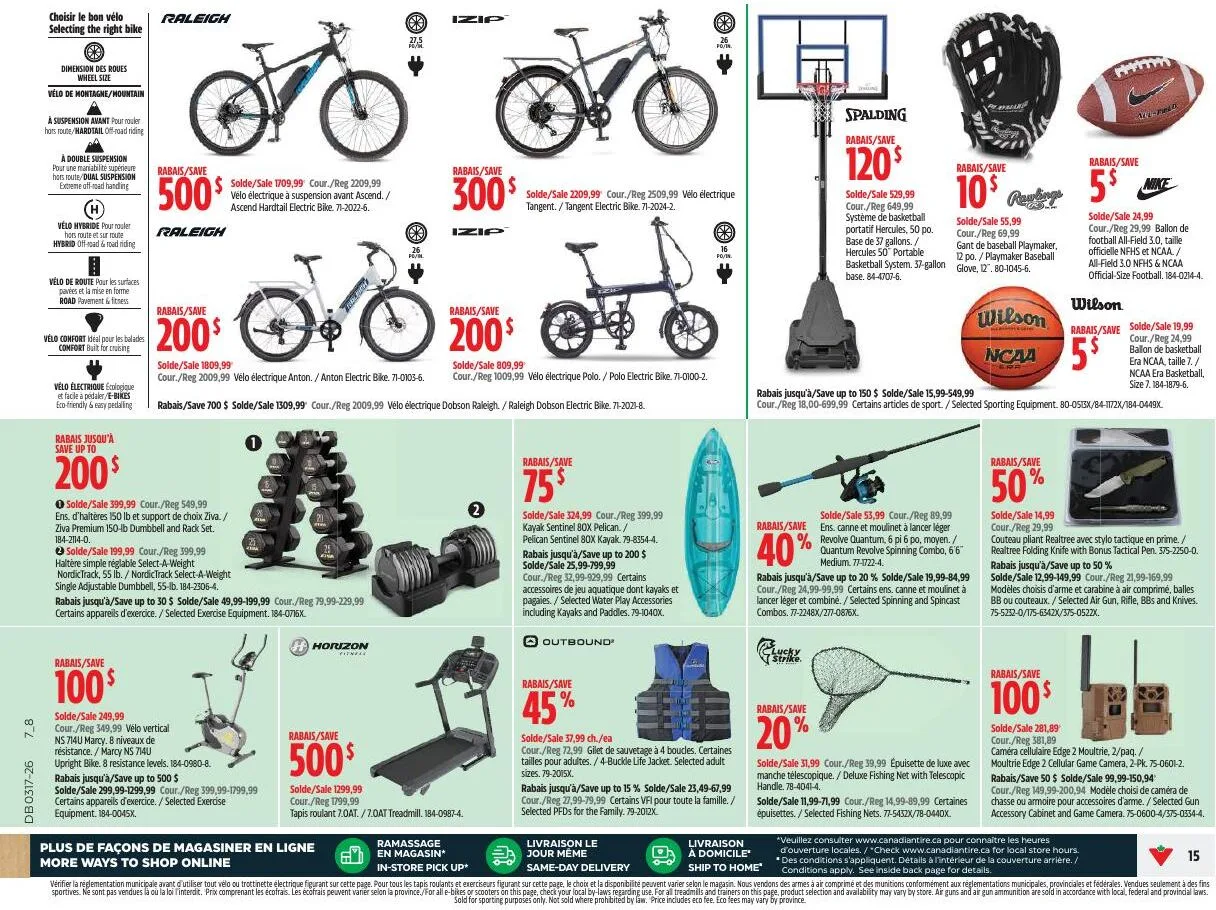 Page 15 de la Circulaire Canadian Tire du 23 au 30 avril 2026