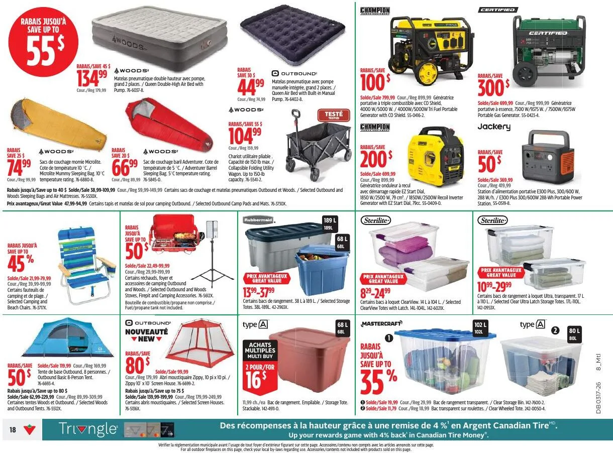 Page 18 de la Circulaire Canadian Tire du 23 au 30 avril 2026