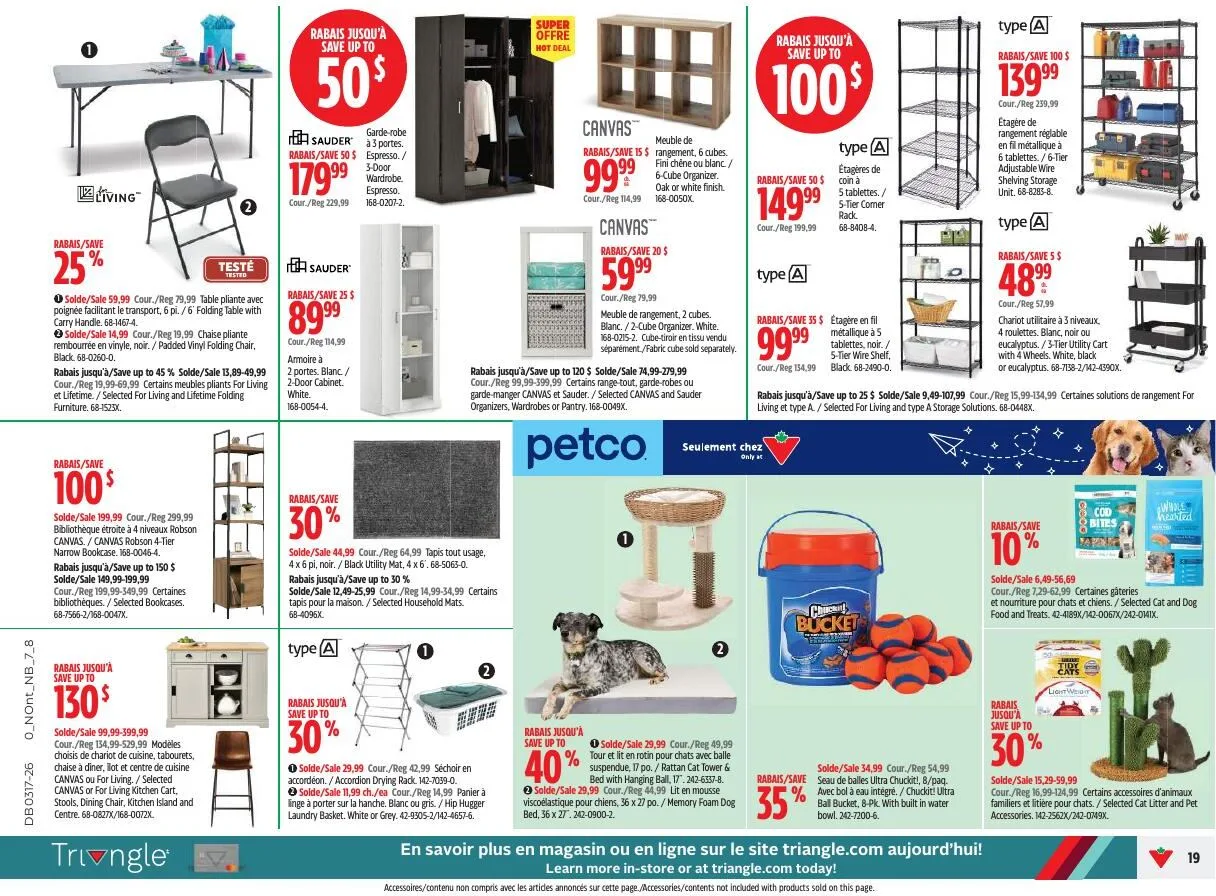 Page 19 de la Circulaire Canadian Tire du 23 au 30 avril 2026