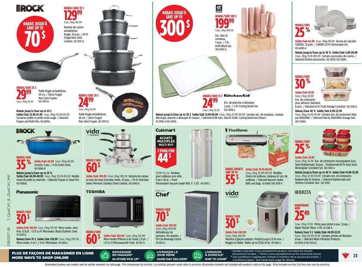 Page 23 de la Circulaire Canadian Tire du 23 au 30 avril 2026