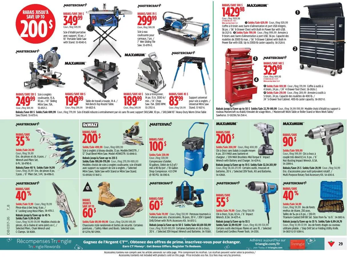 Page 29 de la Circulaire Canadian Tire du 23 au 30 avril 2026
