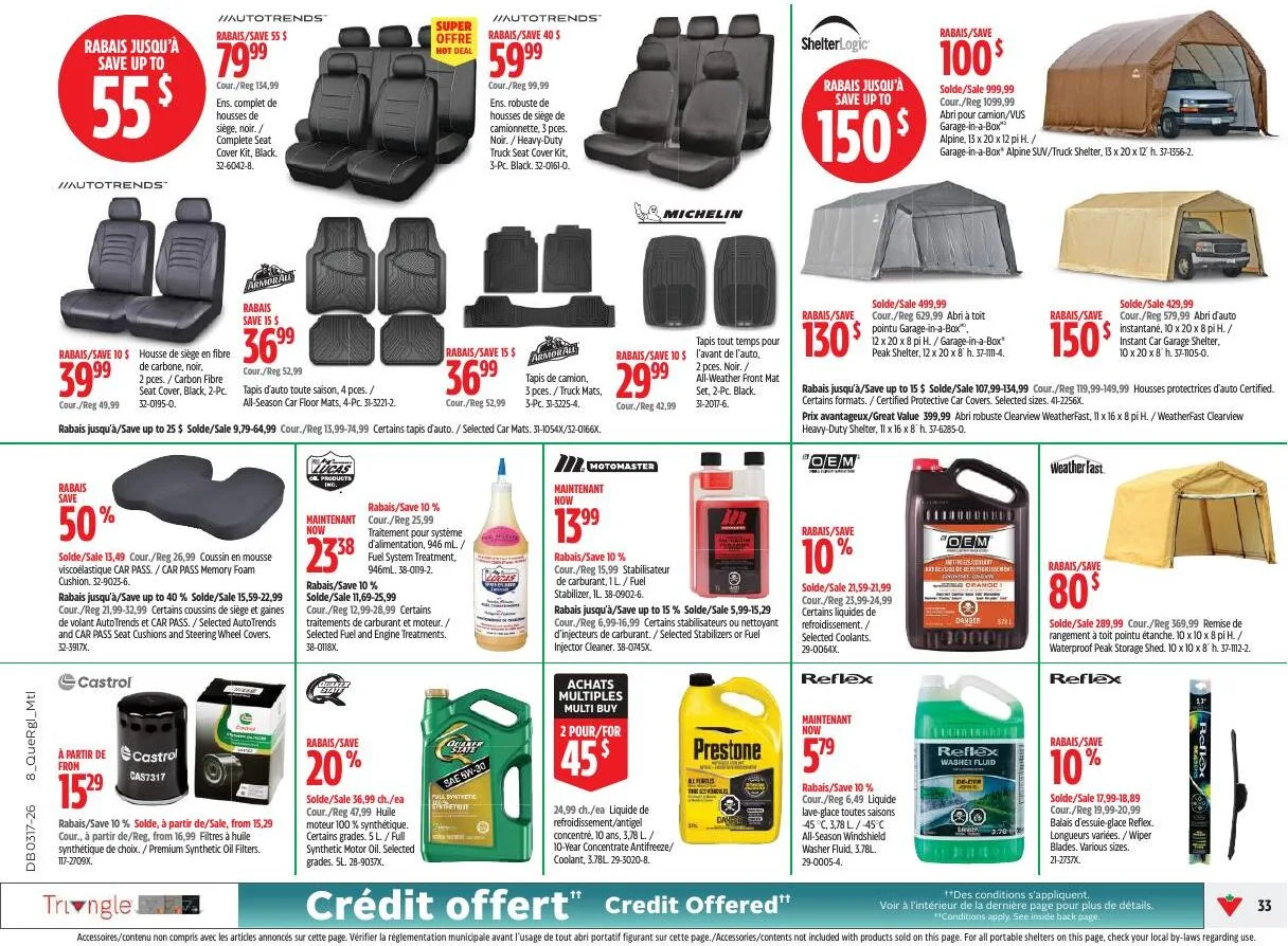 Page 33 de la Circulaire Canadian Tire du 23 au 30 avril 2026