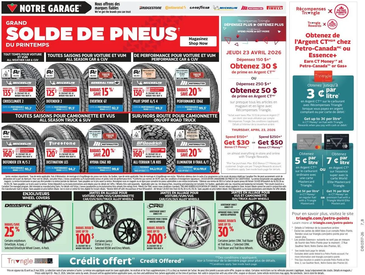 Page 36 de la Circulaire Canadian Tire du 23 au 30 avril 2026