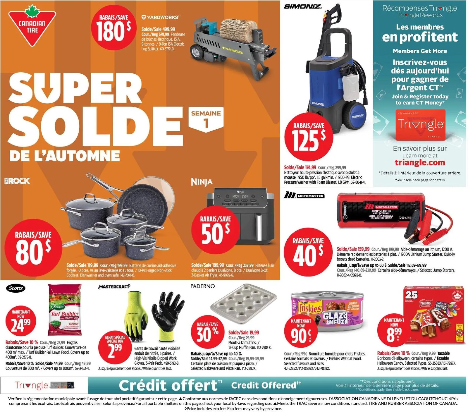Page 1 de la Circulaire Canadian Tire du 24 au 30 septembre 2026