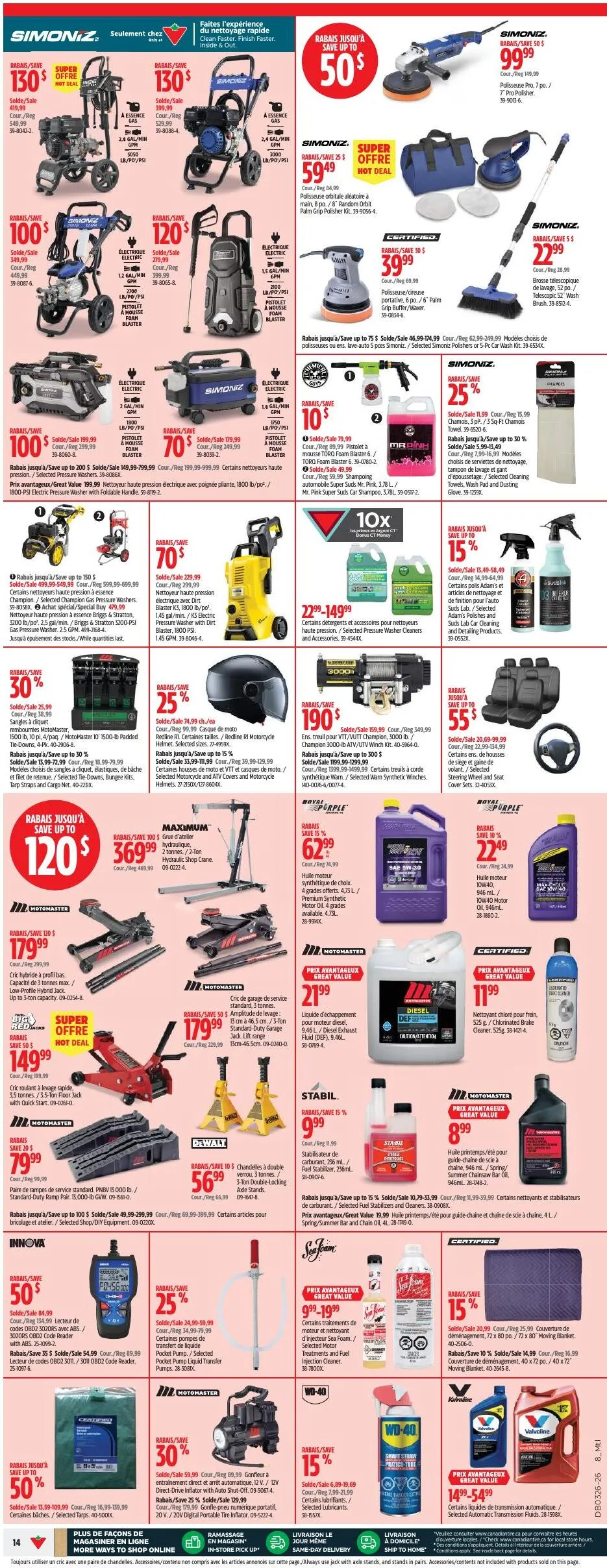 Page 14 de la Circulaire Canadian Tire du 25 juin au 1 juillet 2026