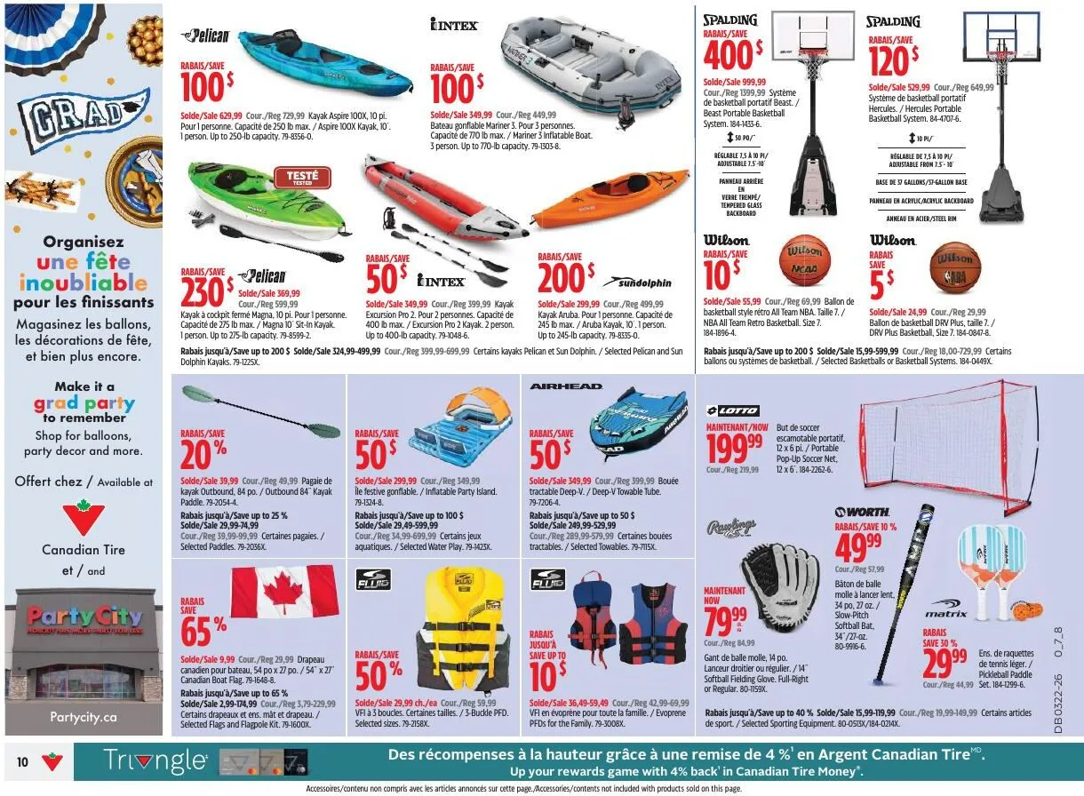 Page 10 de la Circulaire Canadian Tire du 28 mai au 7 juin 2026