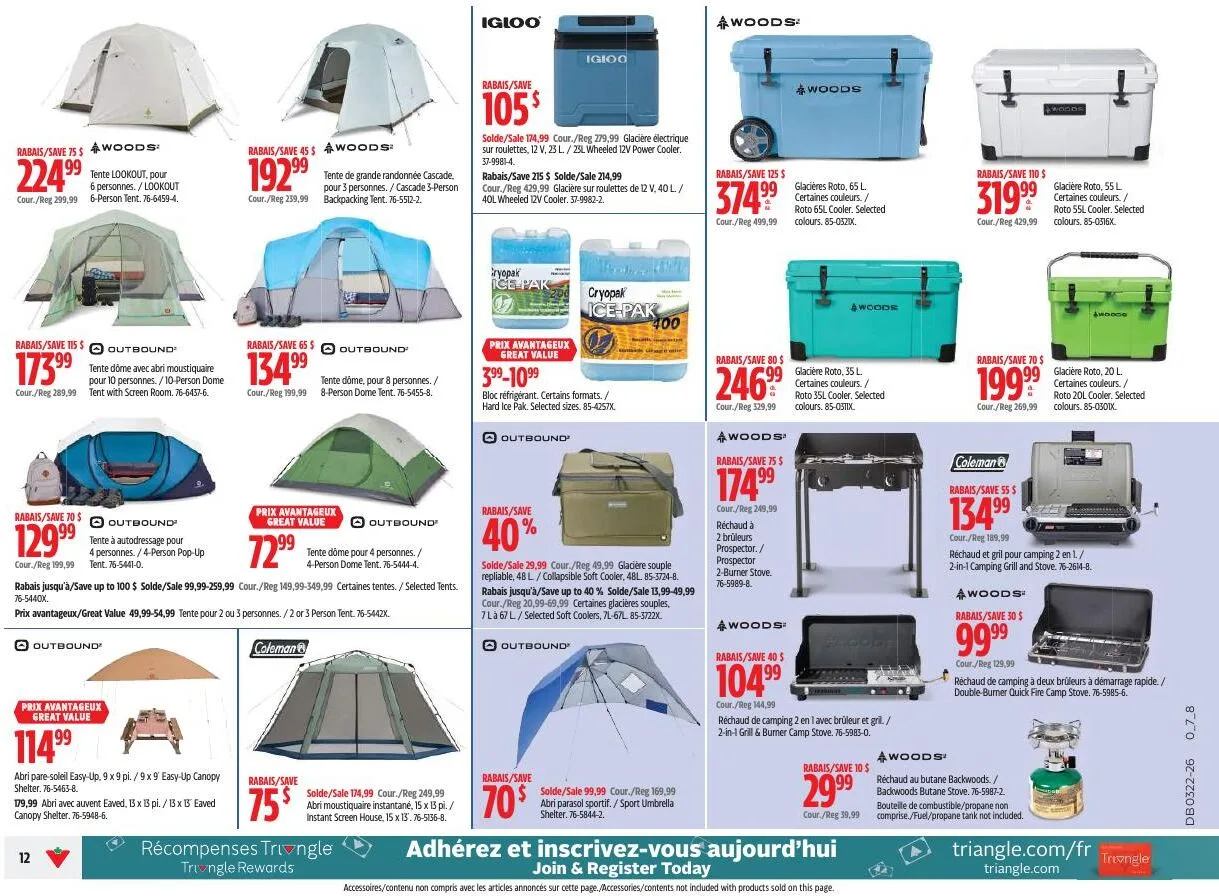 Page 12 de la Circulaire Canadian Tire du 28 mai au 7 juin 2026
