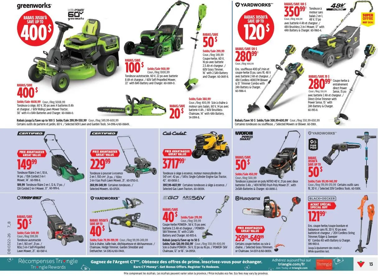 Page 13 de la Circulaire Canadian Tire du 28 mai au 7 juin 2026