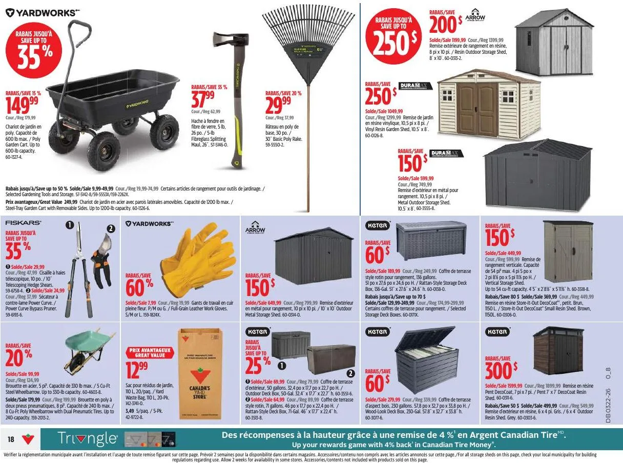 Page 18 de la Circulaire Canadian Tire du 28 mai au 7 juin 2026