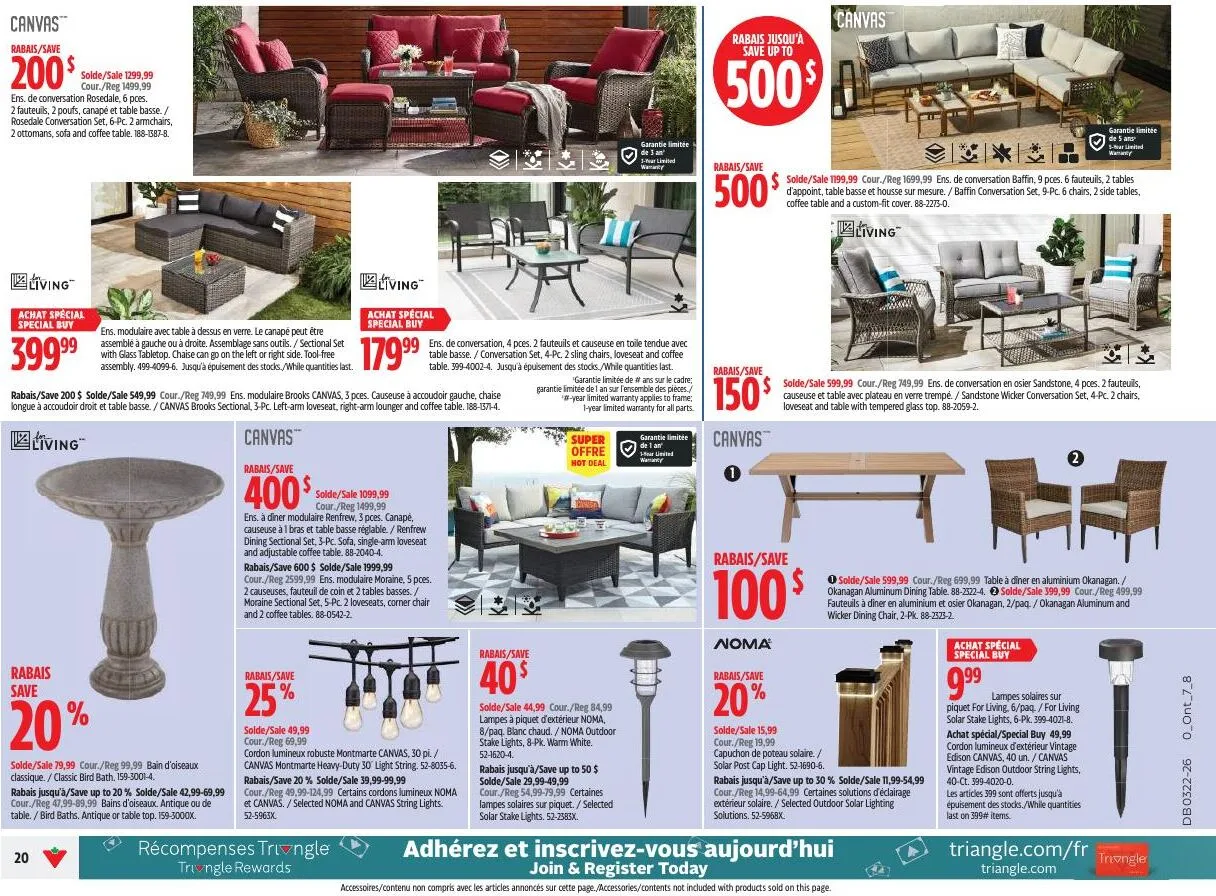 Page 20 de la Circulaire Canadian Tire du 28 mai au 7 juin 2026