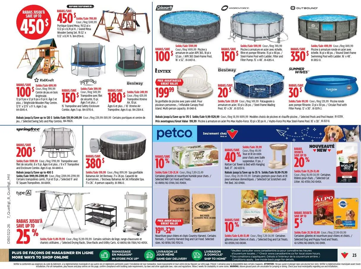 Page 23 de la Circulaire Canadian Tire du 28 mai au 7 juin 2026