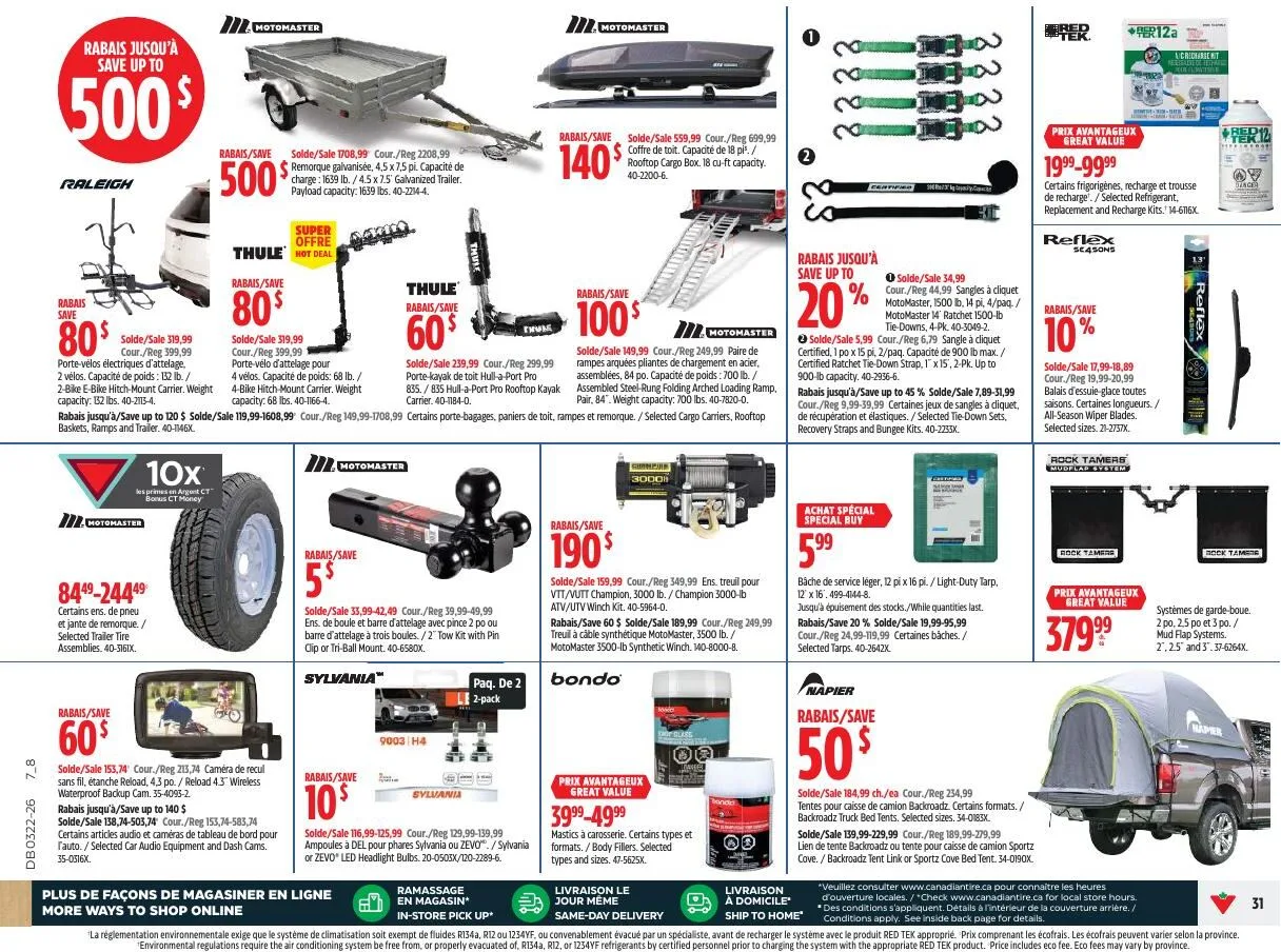 Page 31 de la Circulaire Canadian Tire du 28 mai au 7 juin 2026