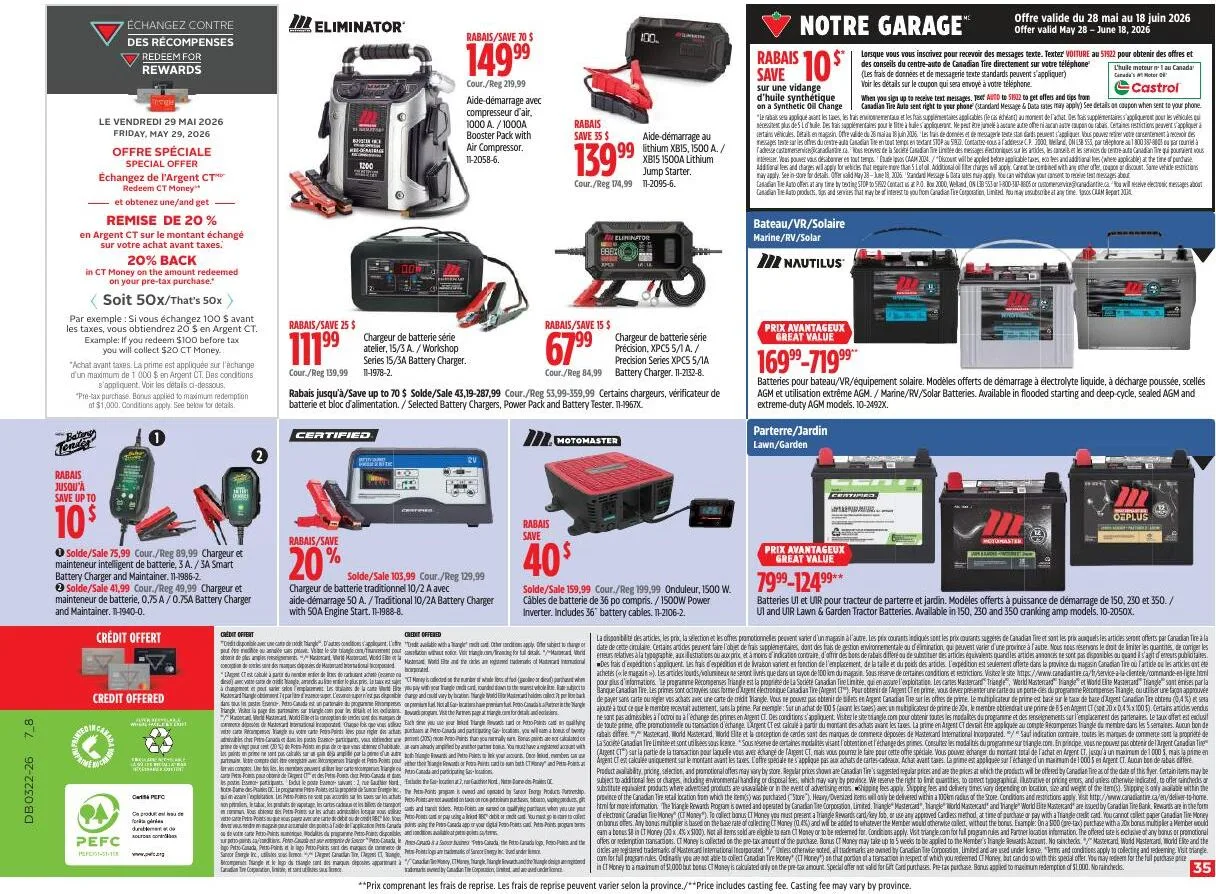 Page 35 de la Circulaire Canadian Tire du 28 mai au 7 juin 2026