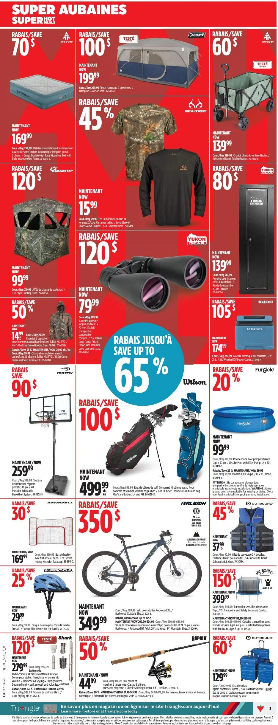 Page 3 de la Circulaire Canadian Tire du 30 avril au 6 mai 2026