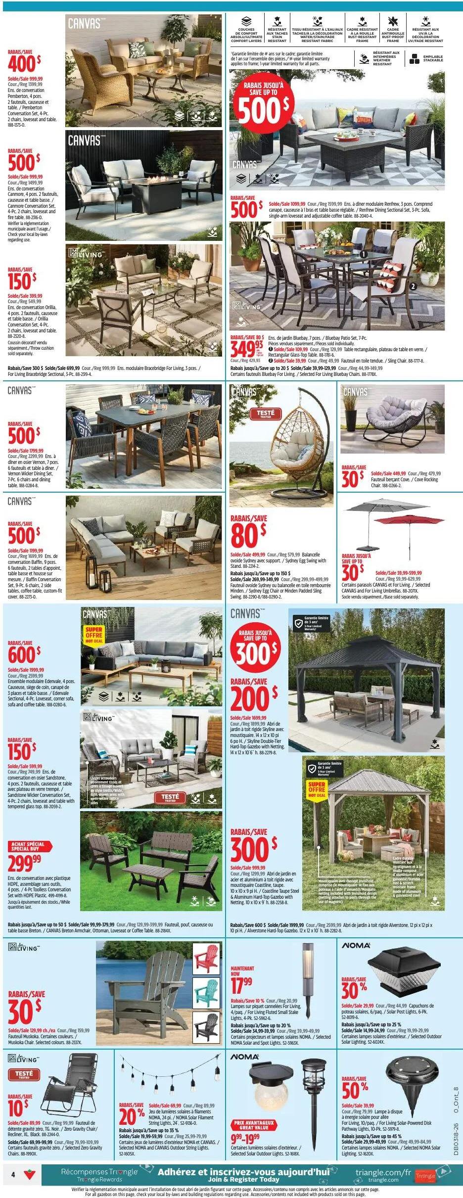 Page 4 de la Circulaire Canadian Tire du 30 avril au 6 mai 2026