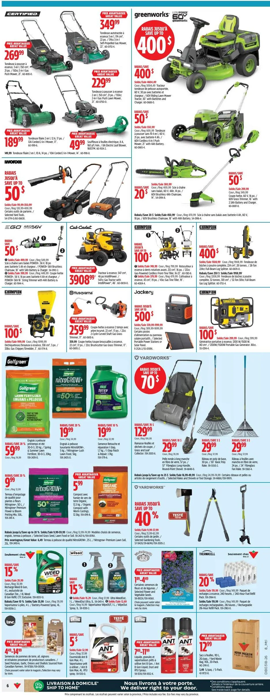 Page 6 de la Circulaire Canadian Tire du 30 avril au 6 mai 2026