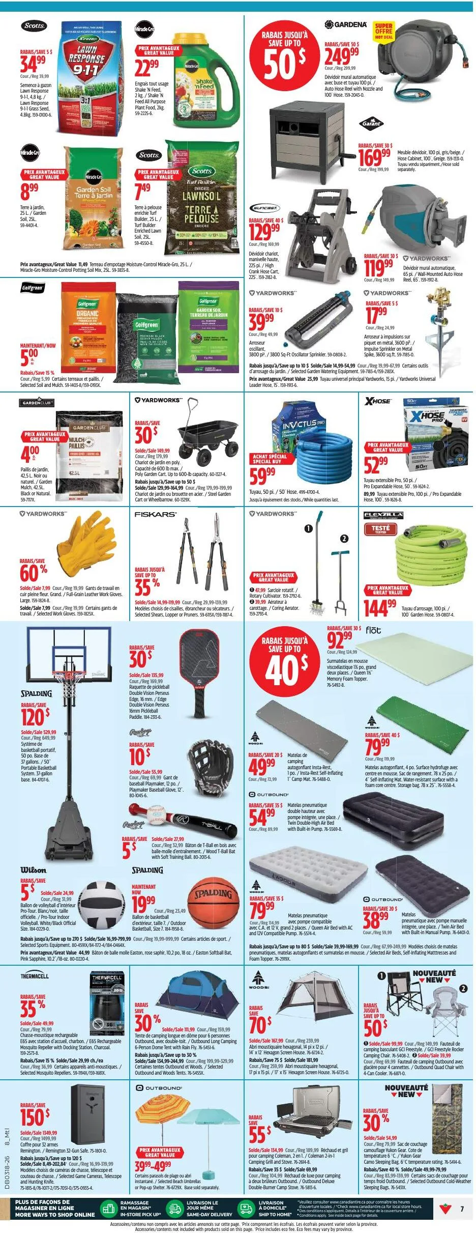 Page 7 de la Circulaire Canadian Tire du 30 avril au 6 mai 2026