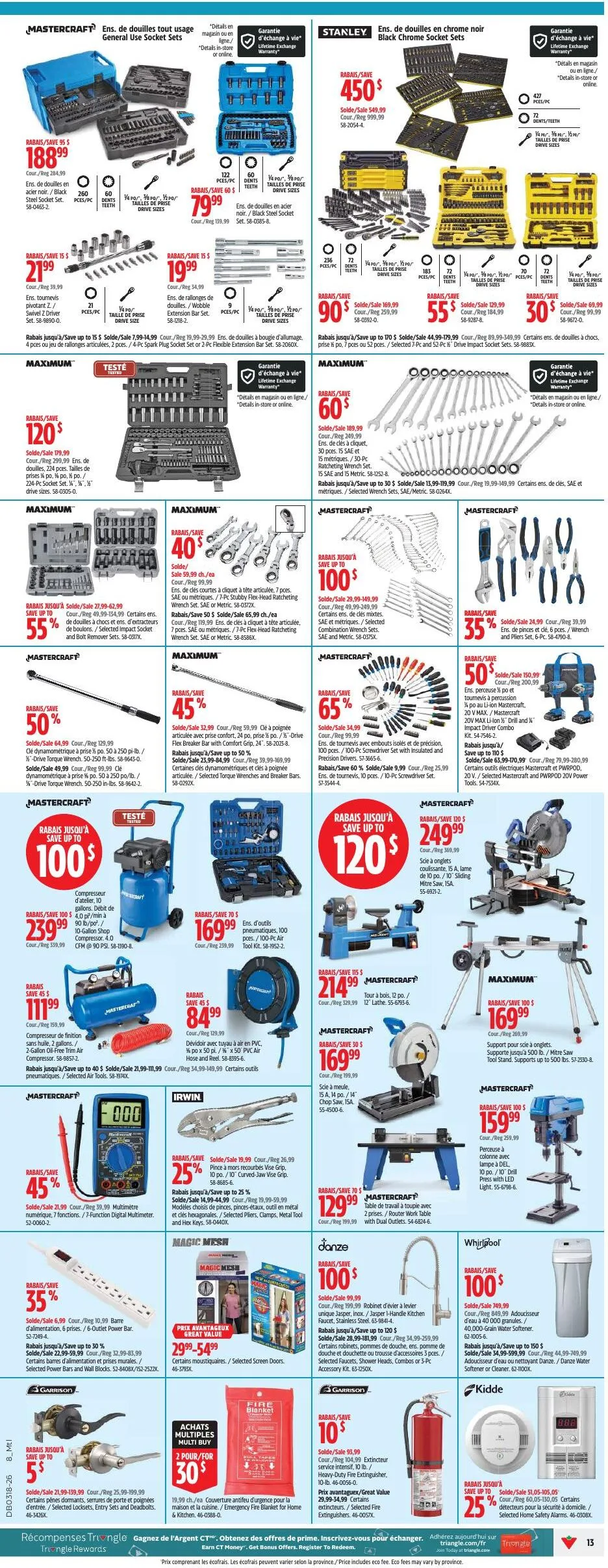 Page 13 de la Circulaire Canadian Tire du 30 avril au 6 mai 2026