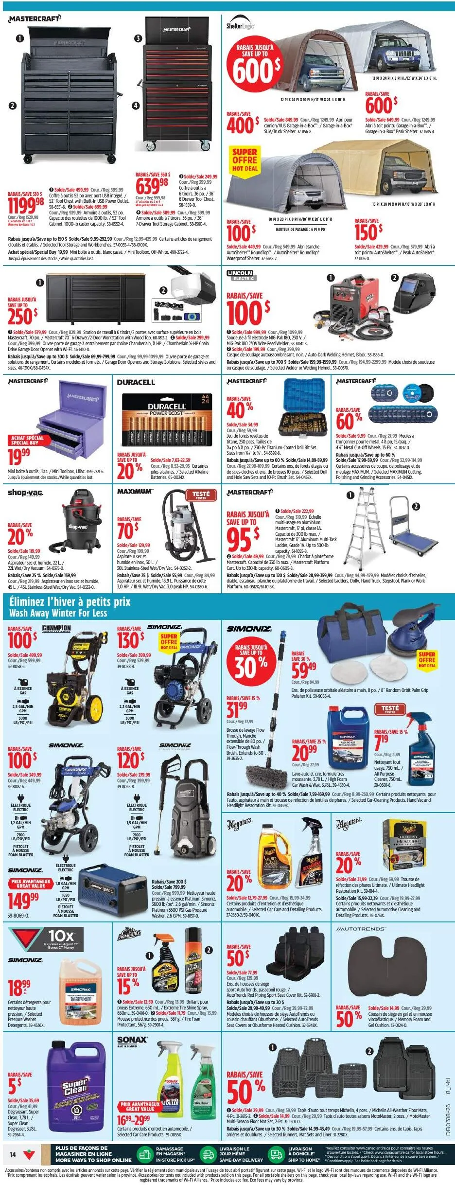 Page 14 de la Circulaire Canadian Tire du 30 avril au 6 mai 2026