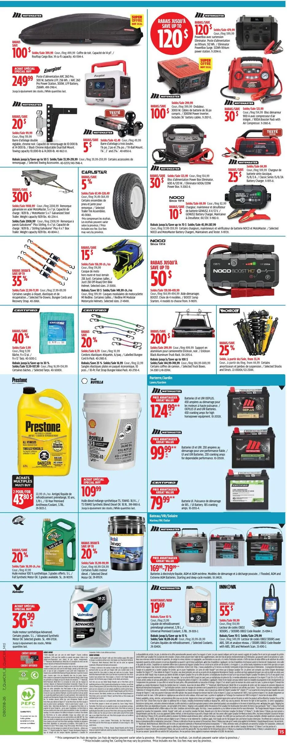 Page 15 de la Circulaire Canadian Tire du 30 avril au 6 mai 2026