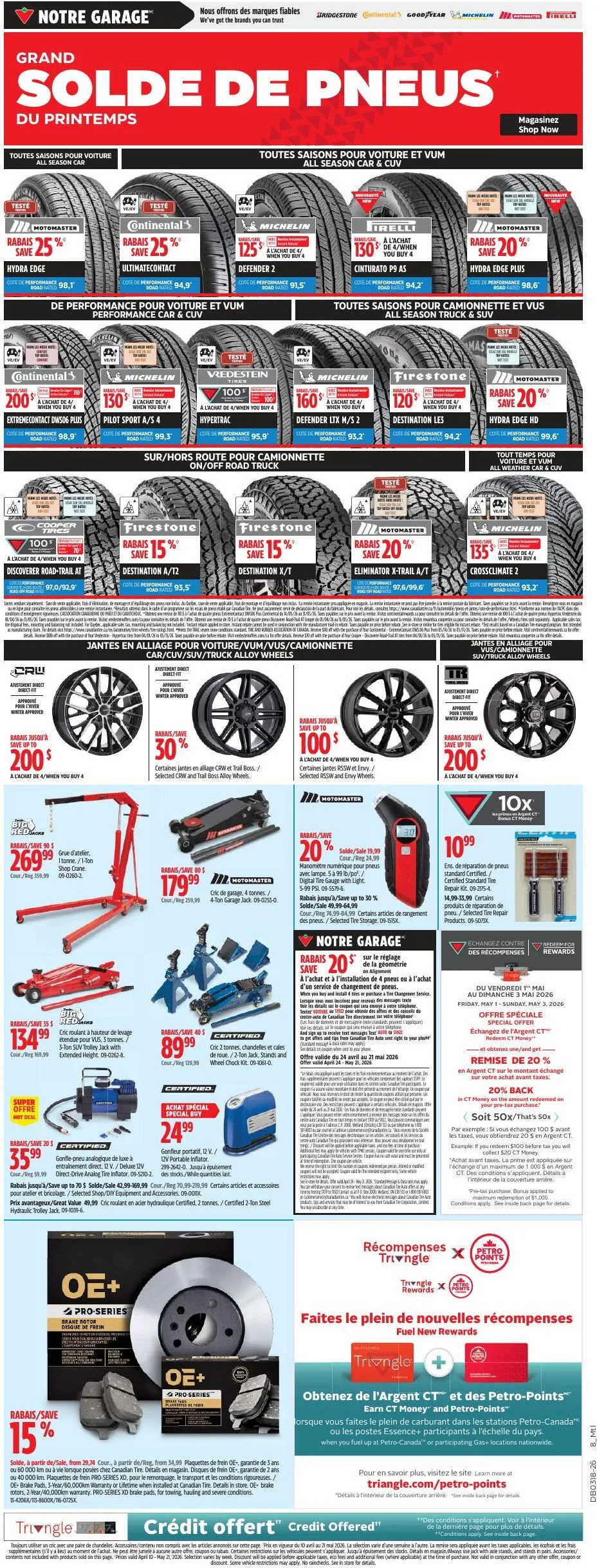 Page 16 de la Circulaire Canadian Tire du 30 avril au 6 mai 2026