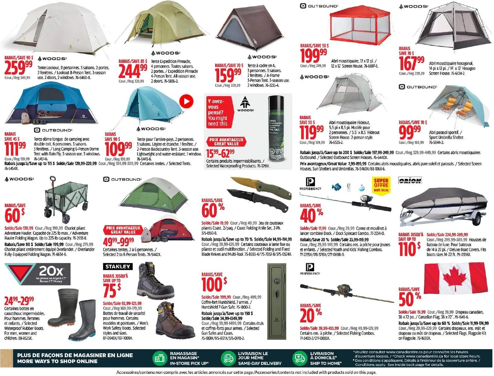 Page 13 de la Circulaire Canadian Tire du 30 juillet au 5 août 2026