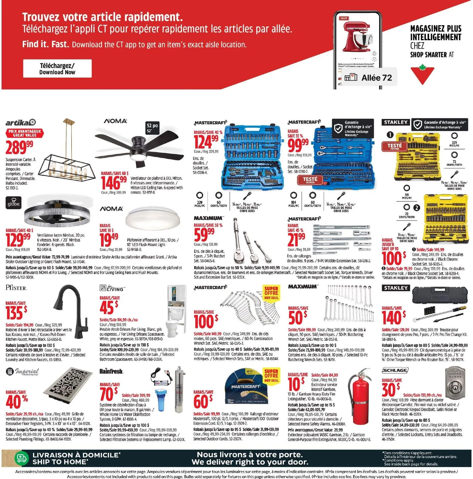 Page 23 de la Circulaire Canadian Tire du 30 juillet au 5 août 2026