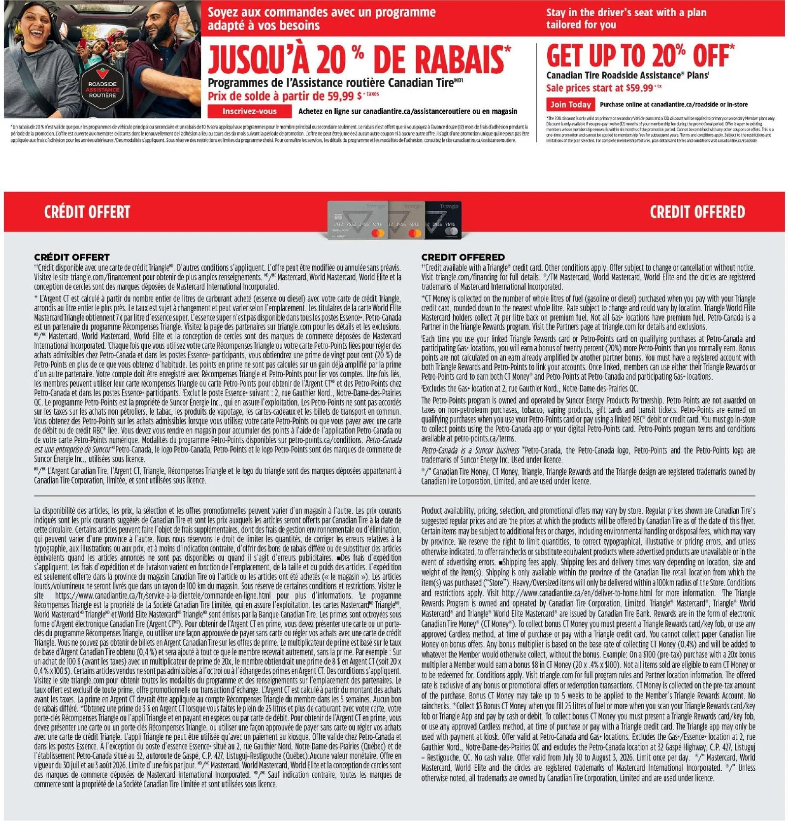 Page 32 de la Circulaire Canadian Tire du 30 juillet au 5 août 2026