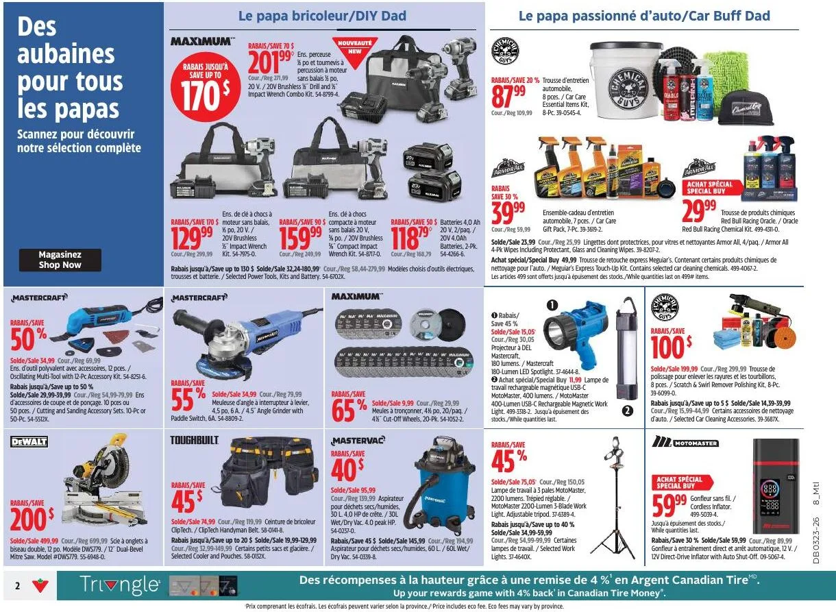 Page 2 de la Circulaire Canadian Tire du 4 au 11 juin 2026
