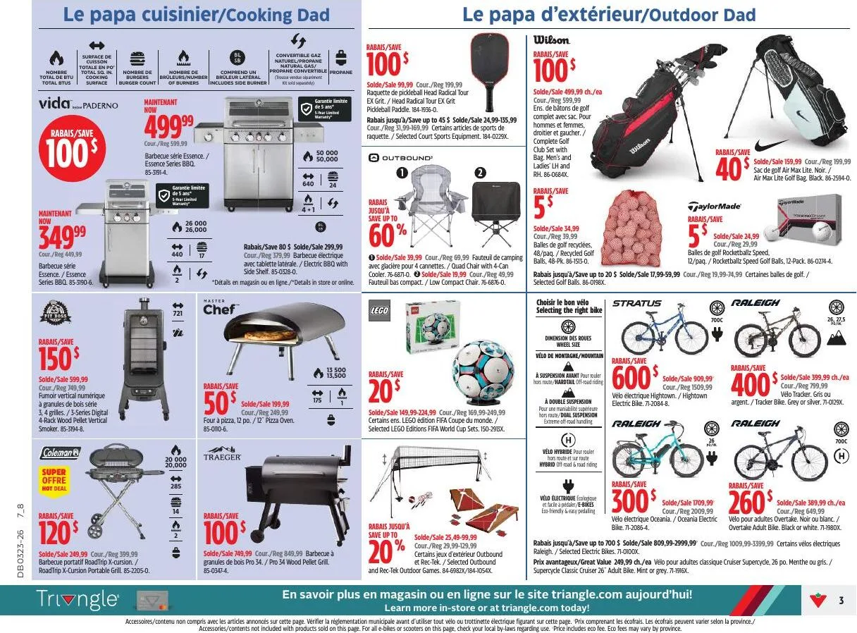 Page 3 de la Circulaire Canadian Tire du 4 au 11 juin 2026
