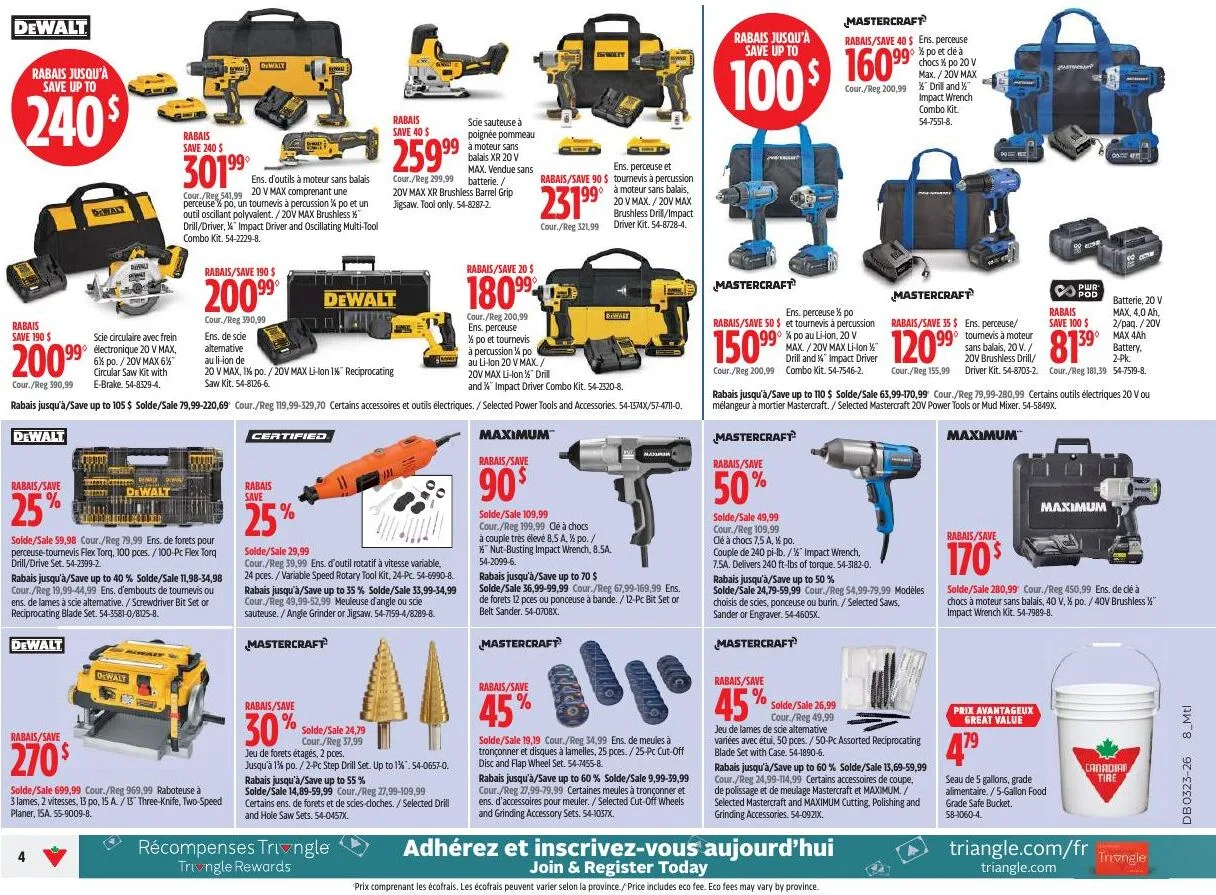 Page 4 de la Circulaire Canadian Tire du 4 au 11 juin 2026
