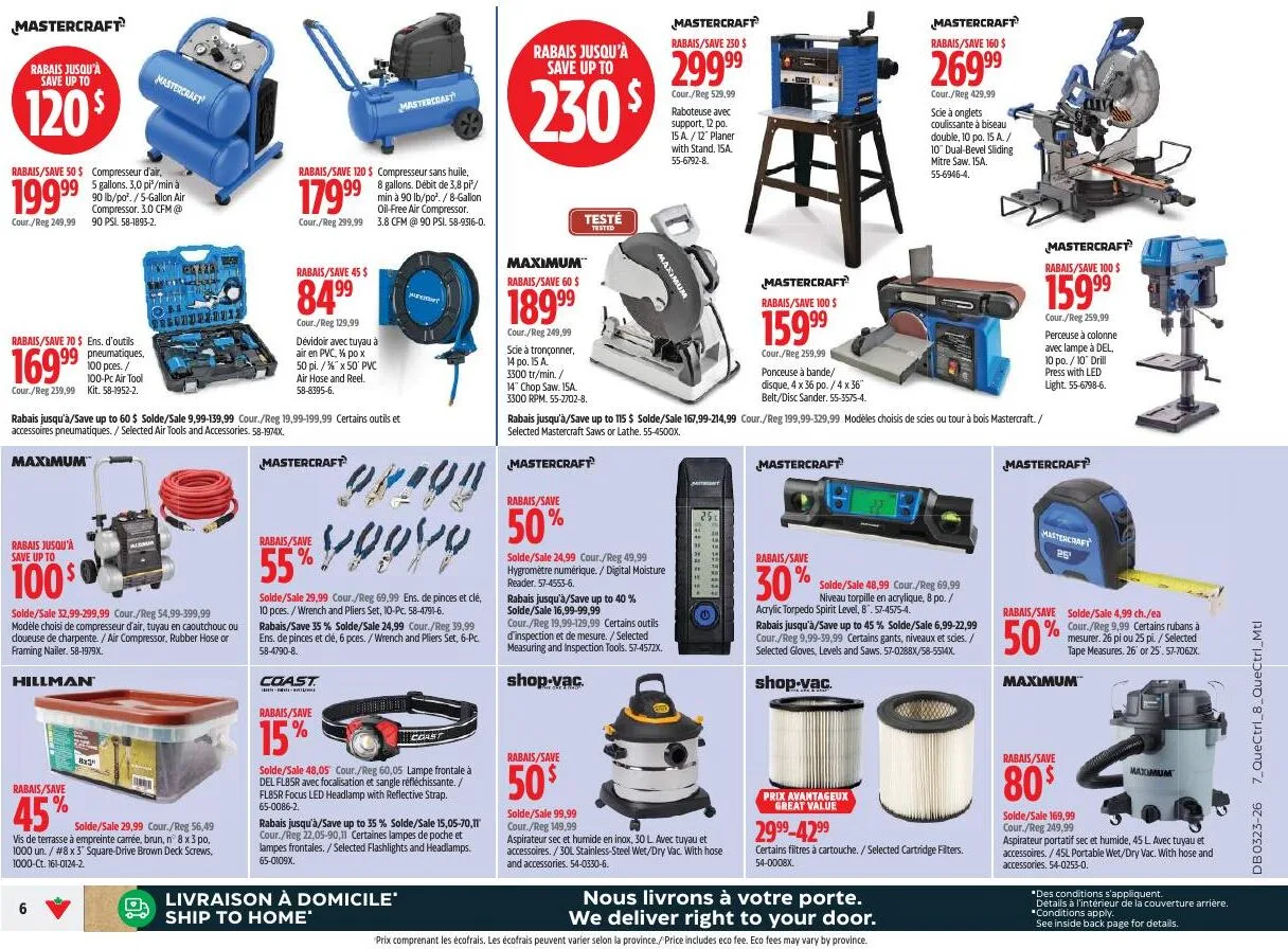 Page 6 de la Circulaire Canadian Tire du 4 au 11 juin 2026