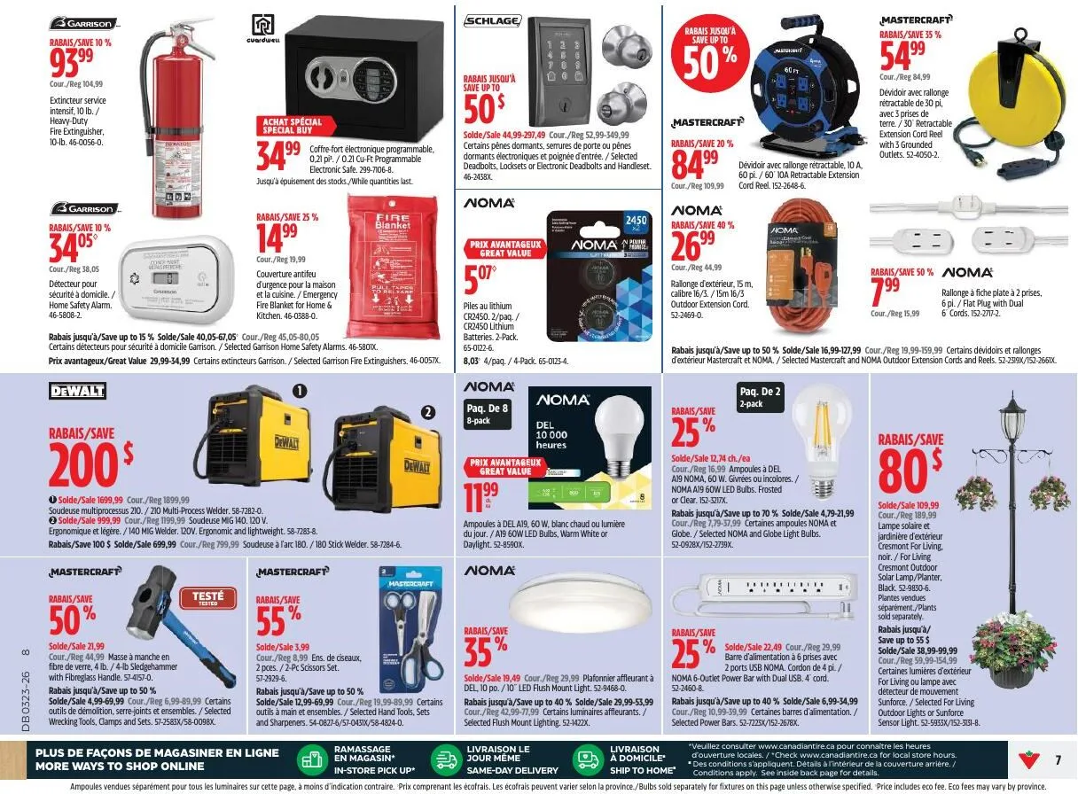 Page 7 de la Circulaire Canadian Tire du 4 au 11 juin 2026