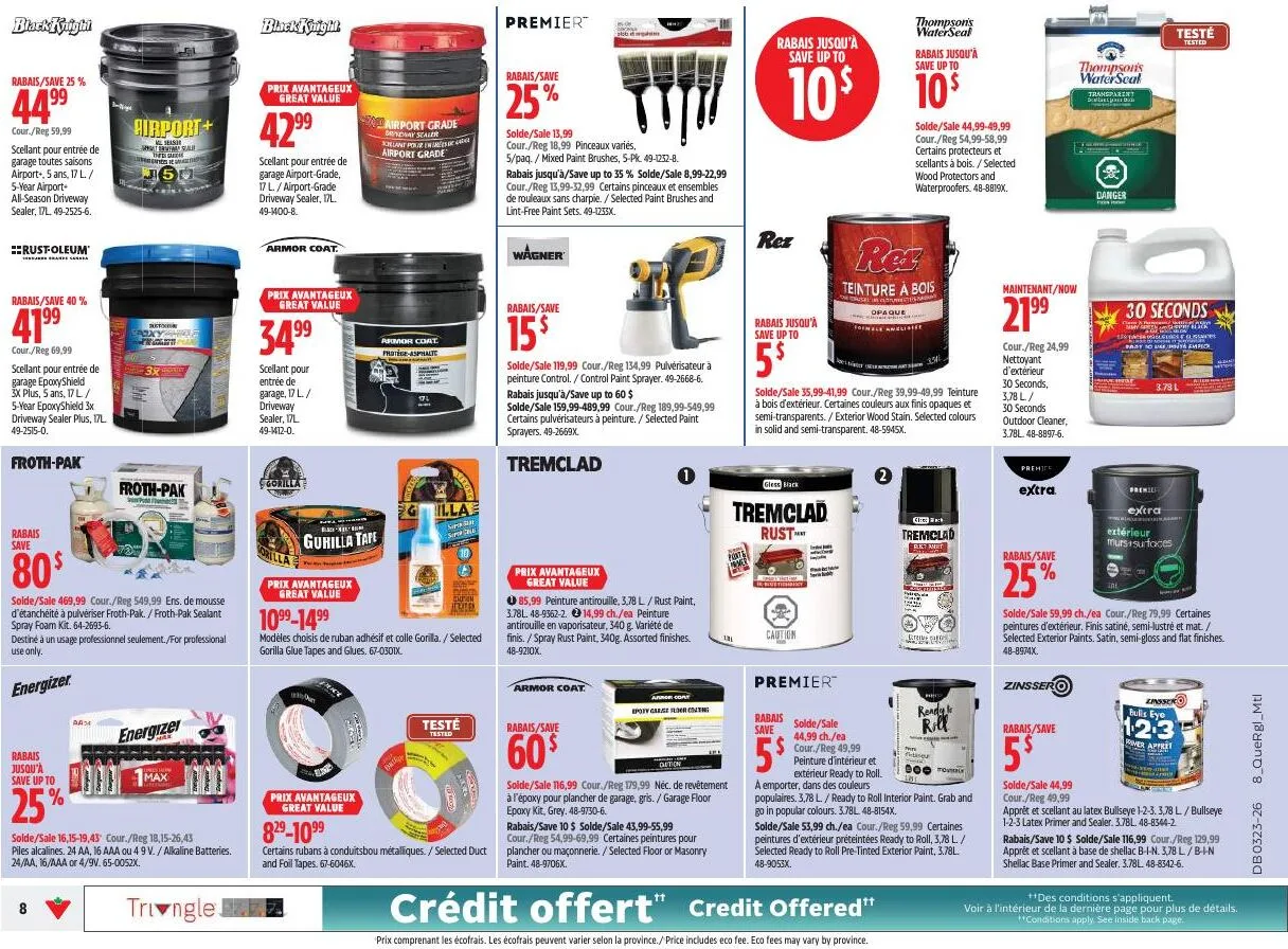 Page 8 de la Circulaire Canadian Tire du 4 au 11 juin 2026