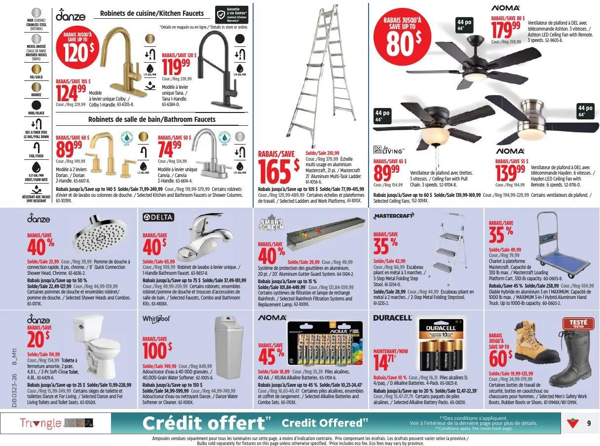 Page 9 de la Circulaire Canadian Tire du 4 au 11 juin 2026