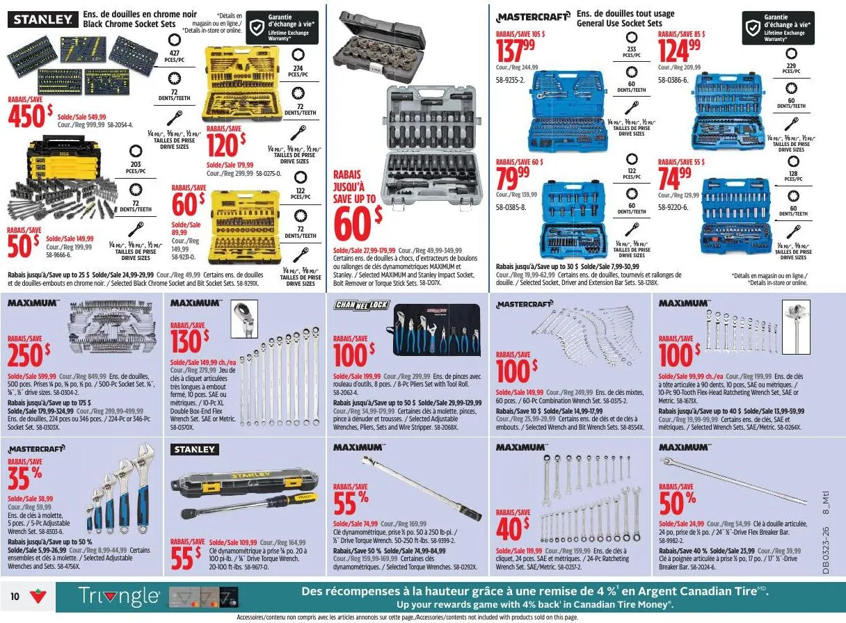 Page 10 de la Circulaire Canadian Tire du 4 au 11 juin 2026