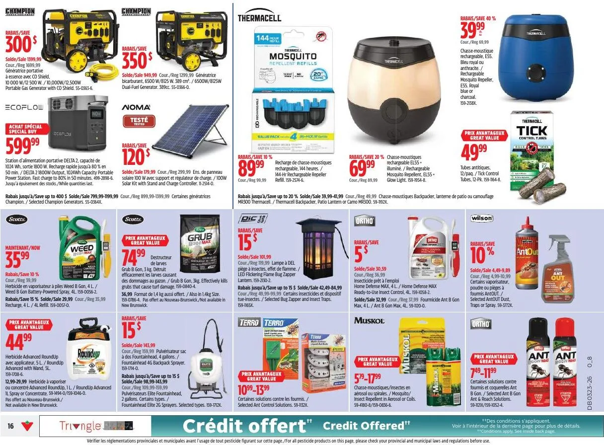 Page 16 de la Circulaire Canadian Tire du 4 au 11 juin 2026
