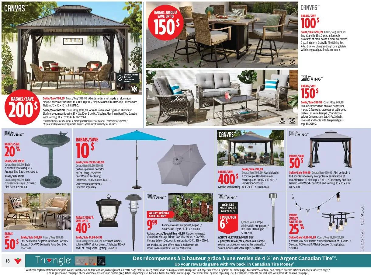Page 18 de la Circulaire Canadian Tire du 4 au 11 juin 2026