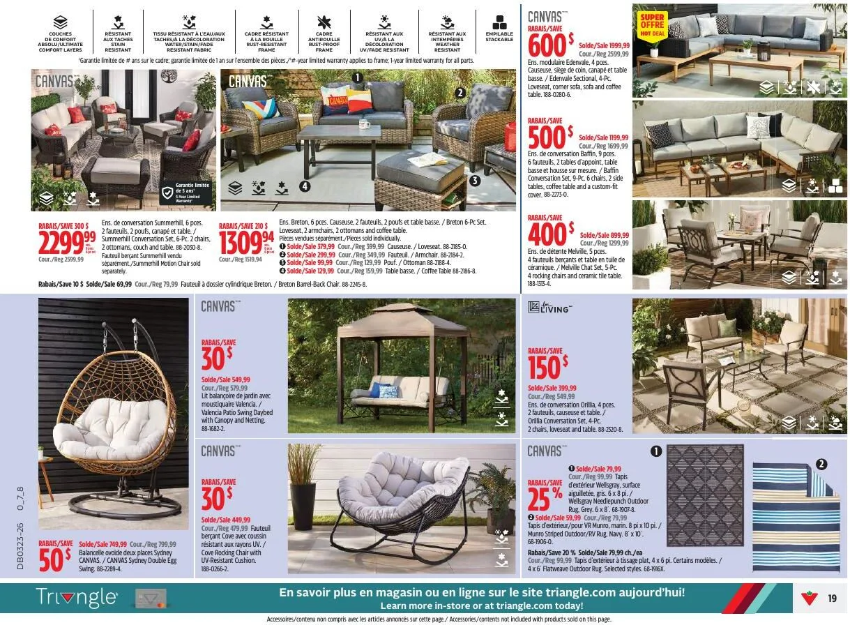 Page 19 de la Circulaire Canadian Tire du 4 au 11 juin 2026