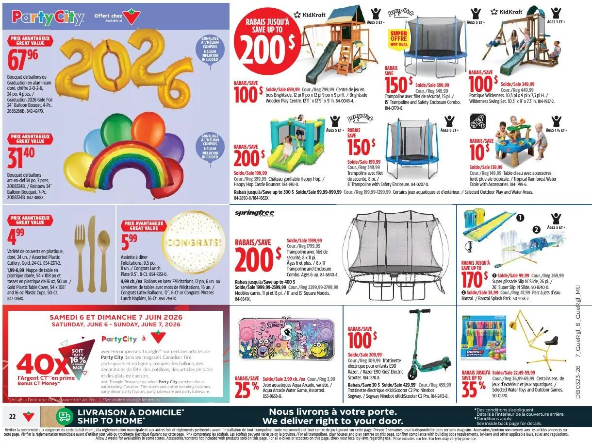Page 22 de la Circulaire Canadian Tire du 4 au 11 juin 2026