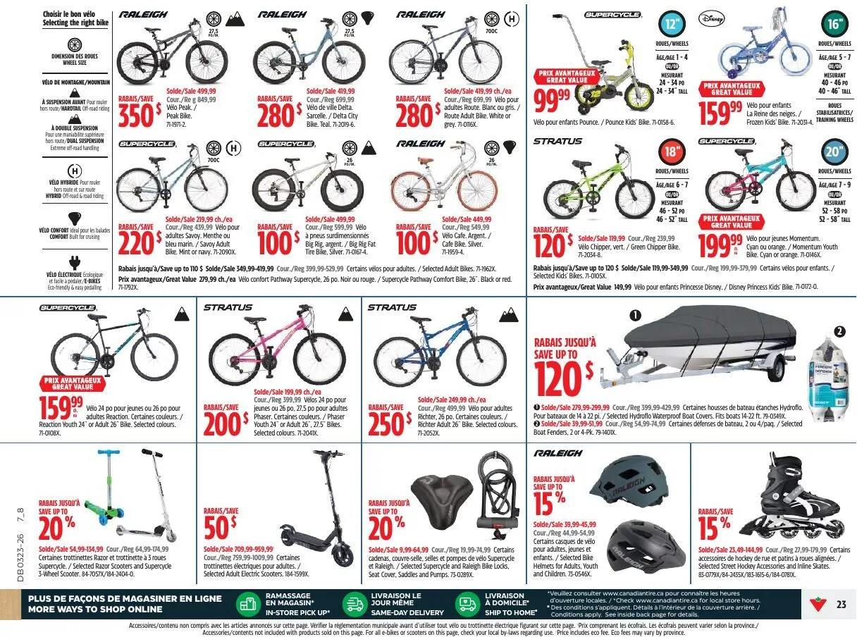 Page 23 de la Circulaire Canadian Tire du 4 au 11 juin 2026