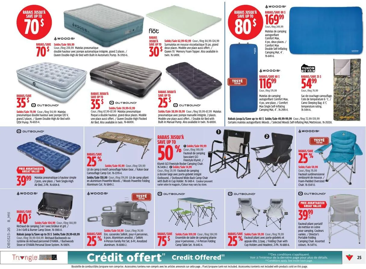 Page 25 de la Circulaire Canadian Tire du 4 au 11 juin 2026