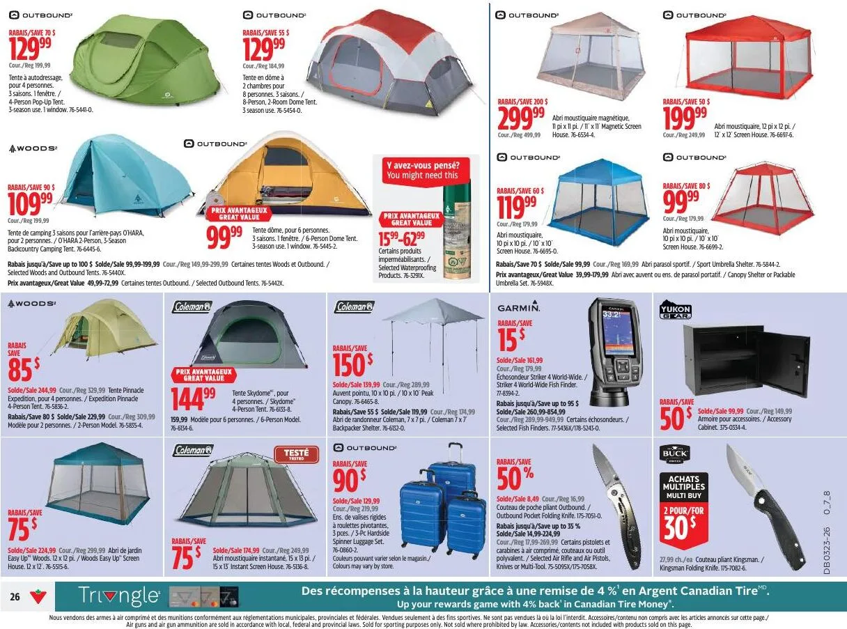 Page 26 de la Circulaire Canadian Tire du 4 au 11 juin 2026