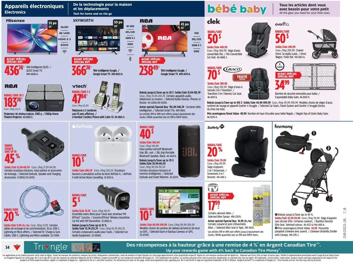 Page 34 de la Circulaire Canadian Tire du 4 au 11 juin 2026