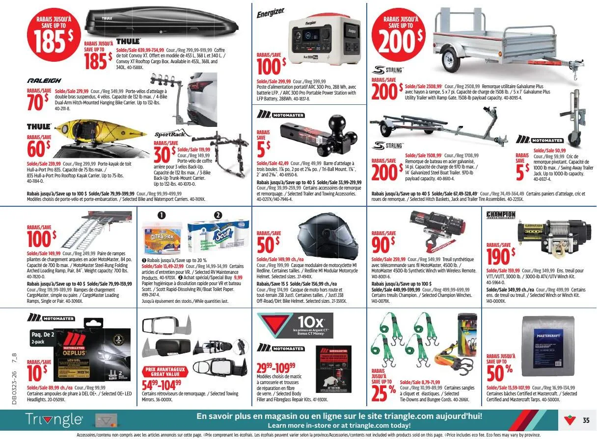 Page 35 de la Circulaire Canadian Tire du 4 au 11 juin 2026