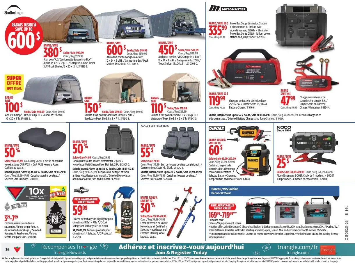 Page 36 de la Circulaire Canadian Tire du 4 au 11 juin 2026
