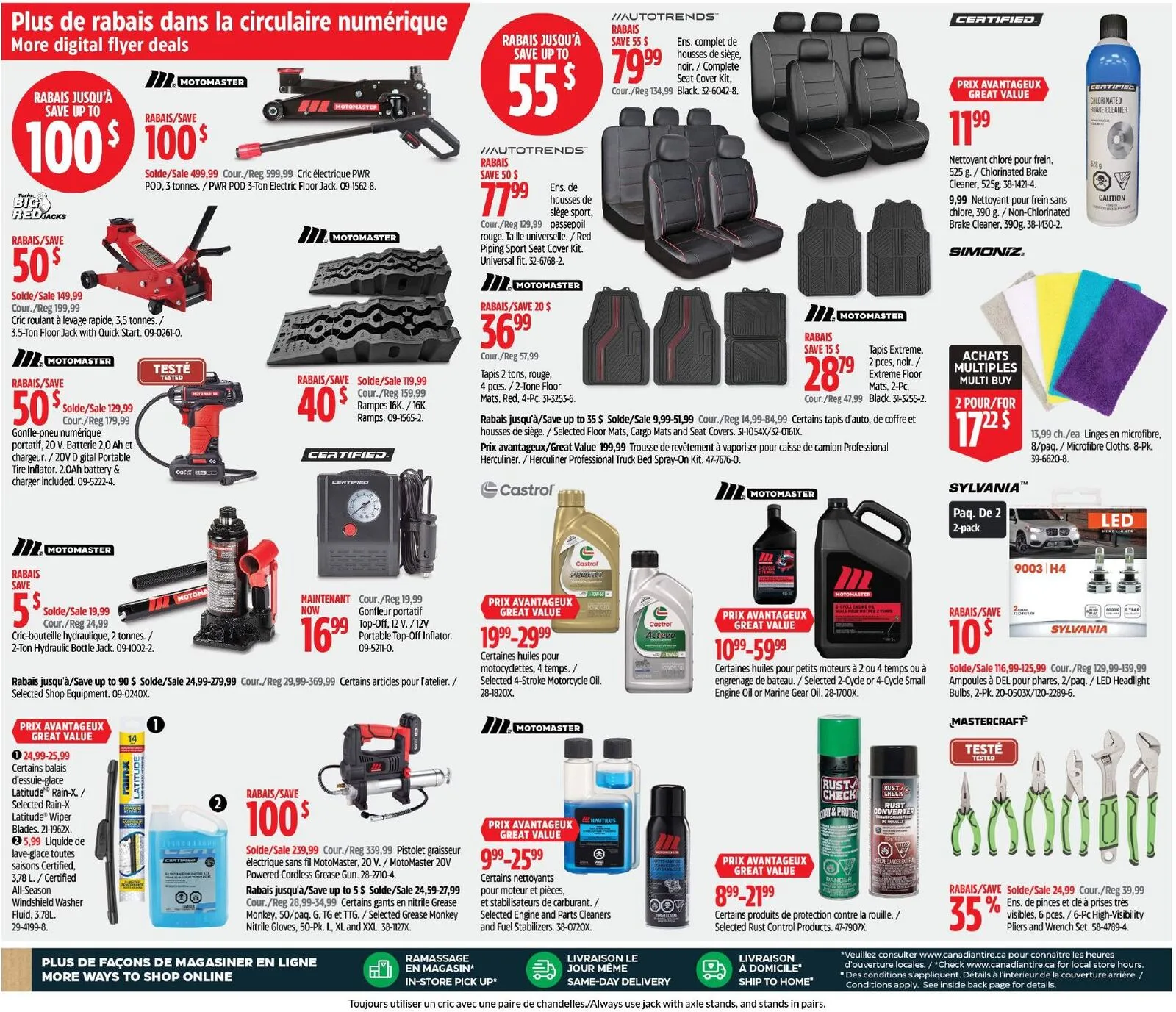 Page 28 de la Circulaire Canadian Tire du 6 au 12 août 2026