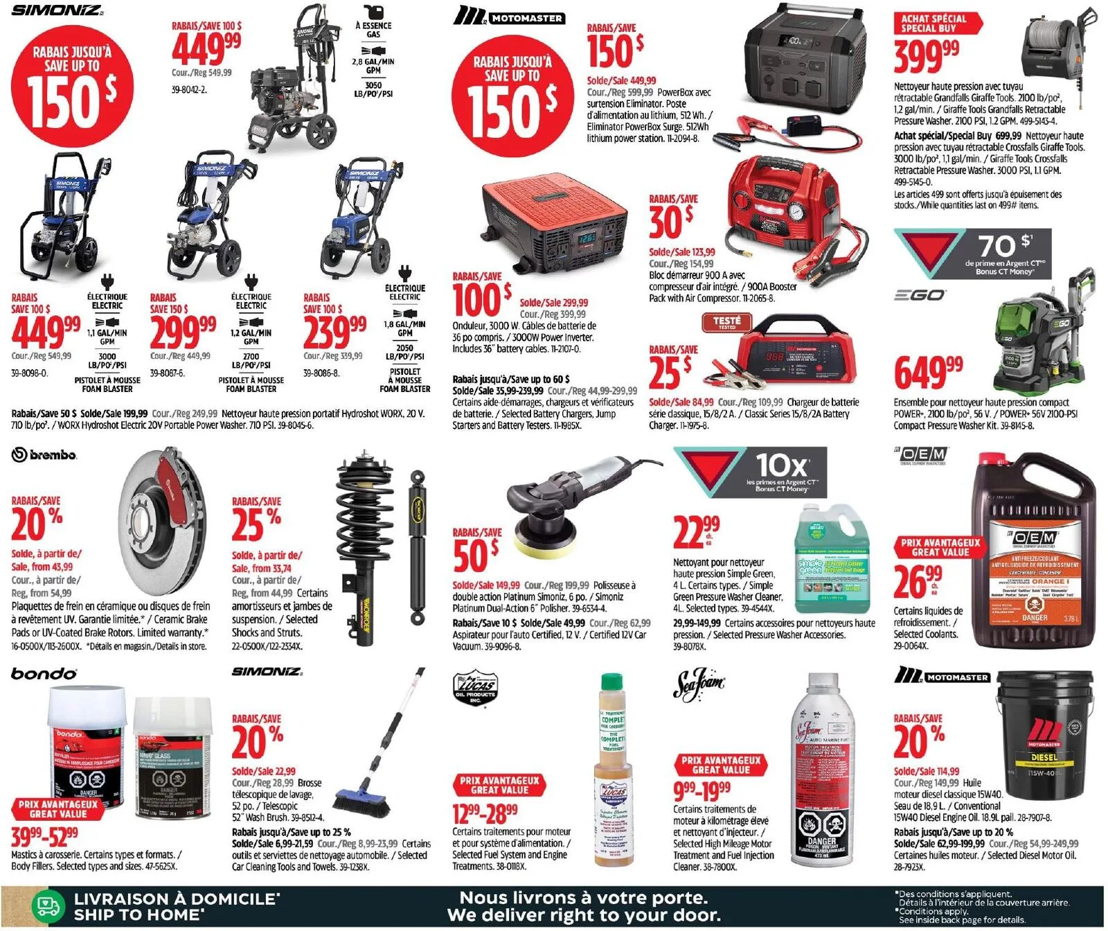 Page 29 de la Circulaire Canadian Tire du 6 au 12 août 2026