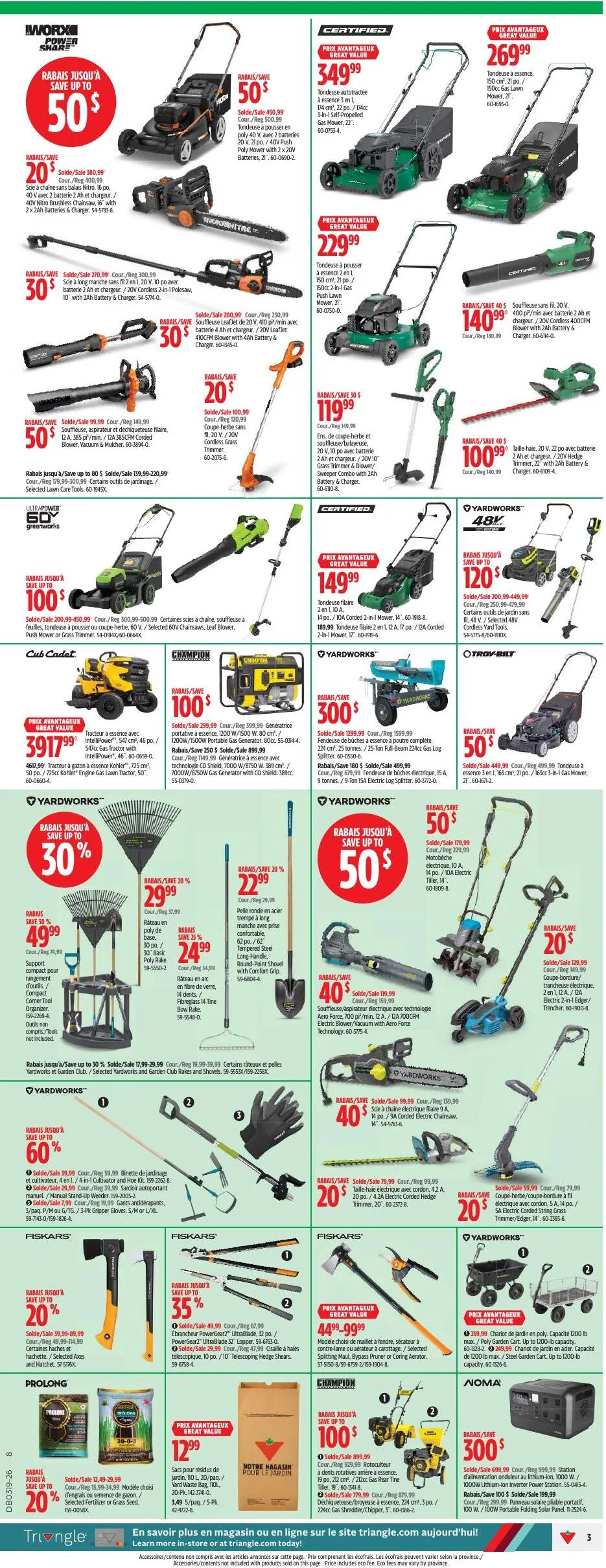 Page 3 de la Circulaire Canadian Tire du 7 au 13 mai 2026
